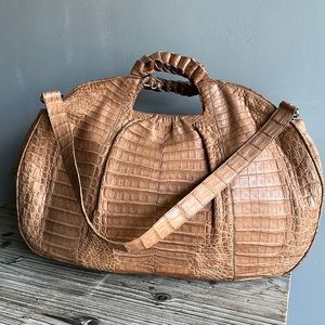 NANCY GONZALEZ CROCODILE HANDBAG great condition